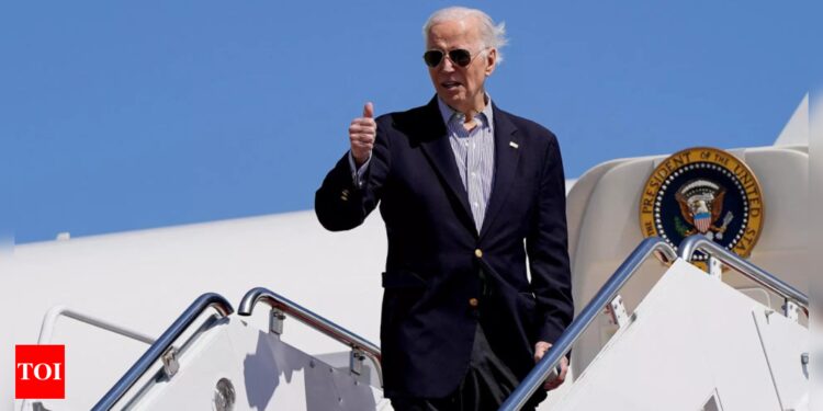 ‘I don’t sit by the door’: US president Biden jokes after series of Boeing mishaps