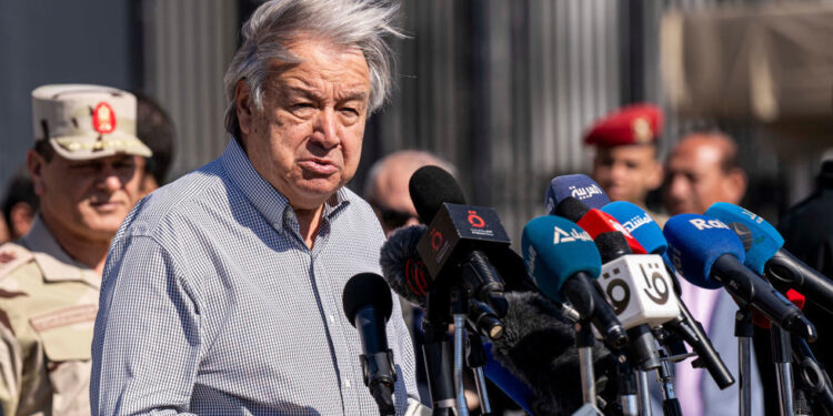 UN chief suggests ‘flooding’ Gaza with aid — RT World News