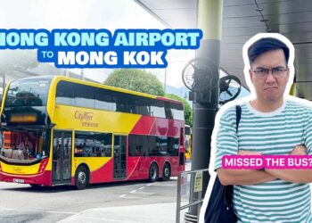 HONG KONG AIRPORT to MONG KOK & YAU MA TEI by Bus & by MTR