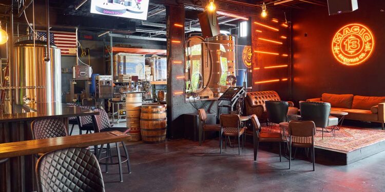 Enjoy Unique Craft Beers, Spirits, Cocktails, Entertainment and Food at Miami’s Magic 13 Brewing Cobalt.