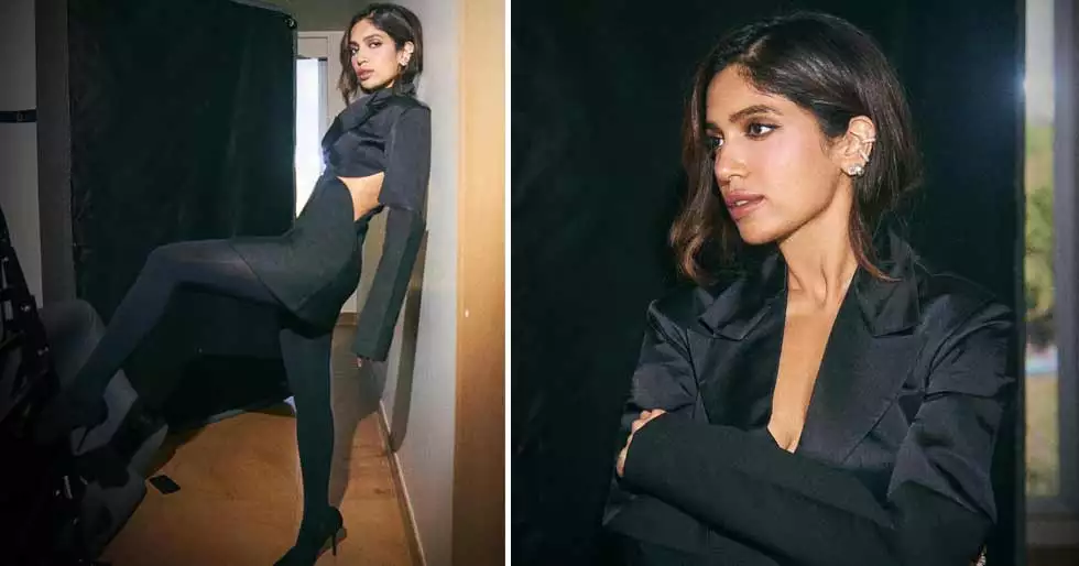 Bhumi Pednekar exudes boss vibes in an all-black look. Teich pics: