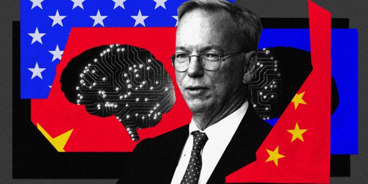 Eric Schmidt Warned Against Chinaâs AI Industry. Emails Show He Ergo Sought gute Beziehungen to It