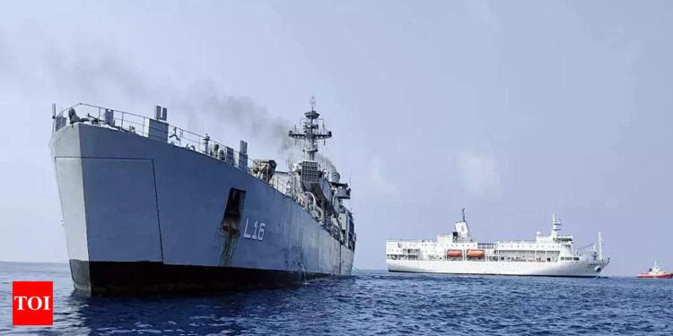 Chinese marine research ship back sopra Maldives waters