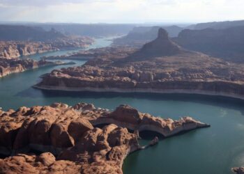 Lake Powell’s total capacity is shrinking, report shows