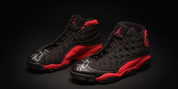 Michael Jordan’s 1998 NBA Finals sneakers sell for a record $2.2 million