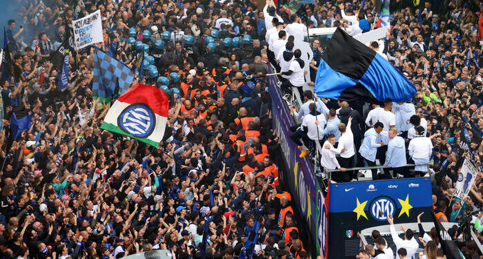 Presso San Siro al Cattedrale, la consistente bagordo scudetto dell’Inter –