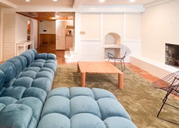 Updating the Basement Family Room With New Furniture and Fresh Colors | Wit & Delight