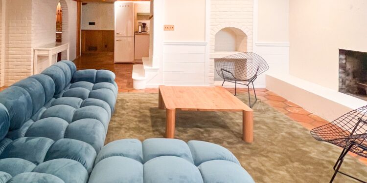 Updating the Basement Family Room With New Furniture and Fresh Colors | Wit & Delight