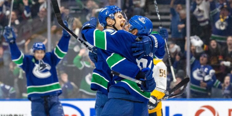 Canucks demonstrate the height of their floor in Game 1 win over Predators