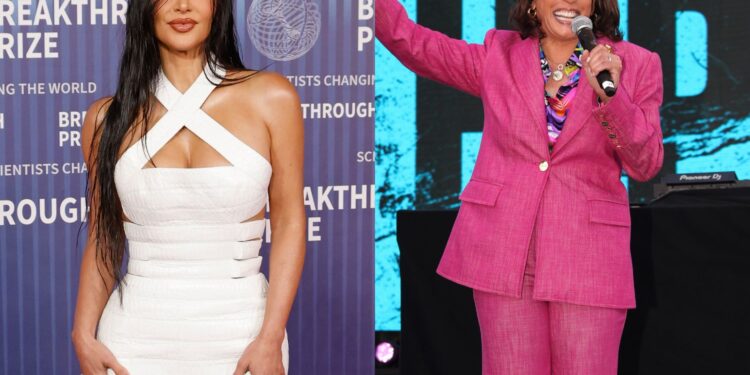 Kim Kardashian Meets With Kamala Harris At The White House