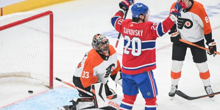Canadiens’ Slafkovsky flashes peak potential with first hat trick