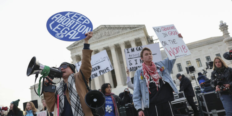 What’s at stake as the Supreme Court hears case about abortion in emergencies : Shots
