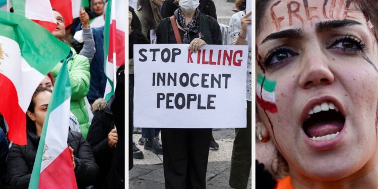 People Across The Globe Marched Per Solidarity With Demonstrators Per Iran