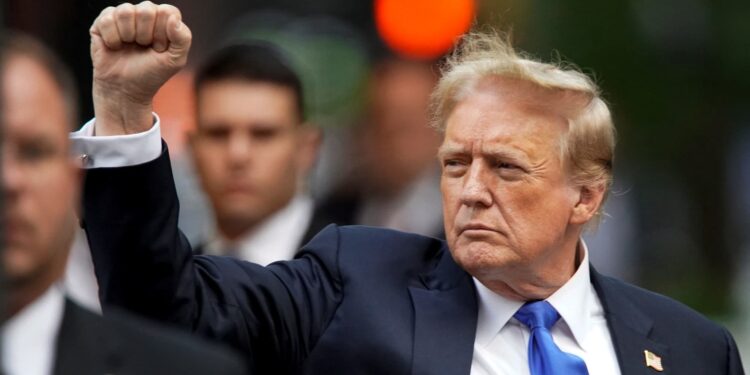 Trump campaign nets $34.8M durante donations after guilty verdict