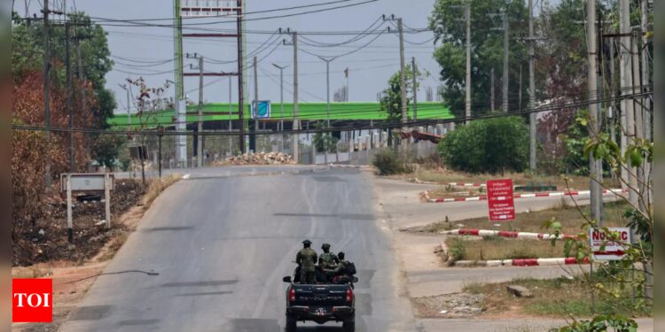 Battered, empty Myanmar town shows price of victory against junta
