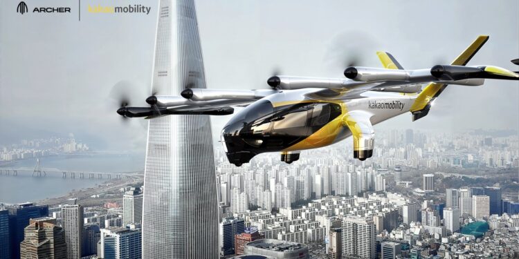 Archer, Kakao Mobility socio to bring electric air taxis to South Korea con 2026