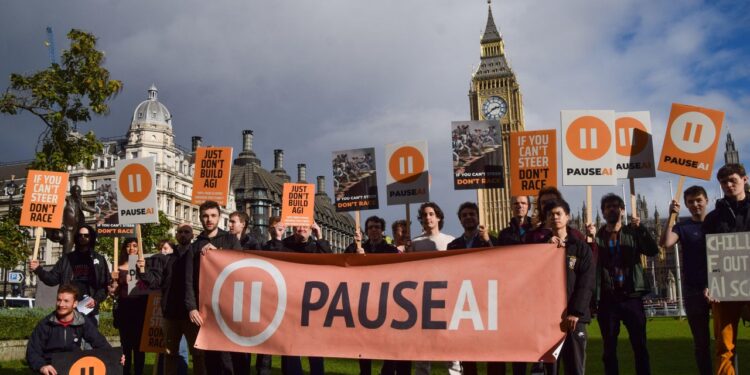 Protesters Are Fighting to Stop AI, but Theyâsire Split How to Do It