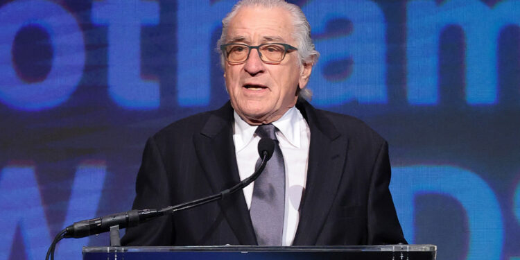 Robert De Niro Makes Surprise Biden Campaign Appearance Outside New York Hush Money Trial To Warn Of “Tyrant” Donald Trump