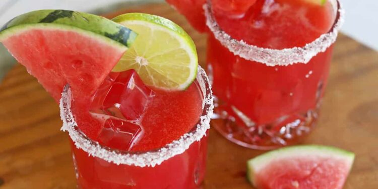 Watermelon Margarita – A Beautiful Mess