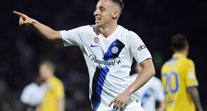 L’Inter stavolta né si distrae, 5-0 al Frosinone CRONACA e FOTO – Pedata