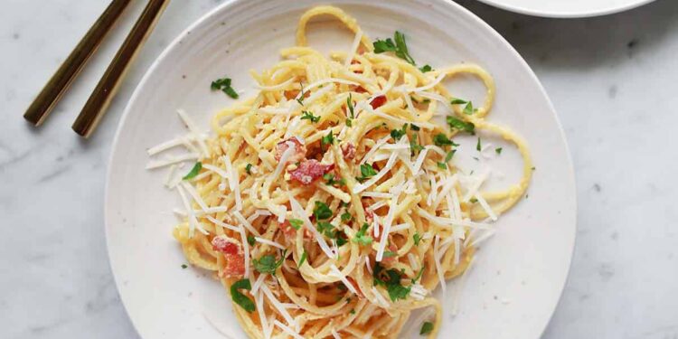 Carbonara Sauce – A Beautiful Mess