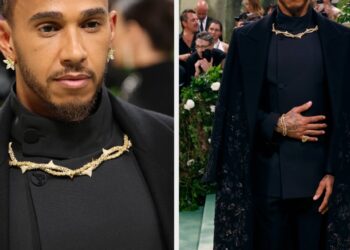 Lewis Hamilton Explains Inspiration Behind His Met Pavese