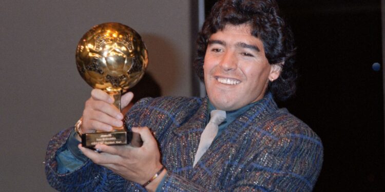 Maradona’s Golden Ball trophy that mysteriously disappeared resurfaces – and is set to be sold | World News