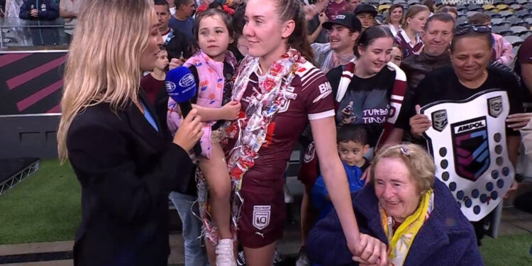 Tamika Upton post-game interview with nan; Queensland Maroons win decider against NSW Sky Blues