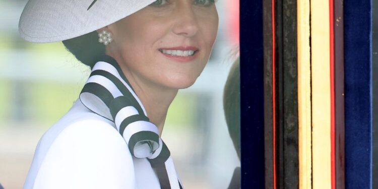 Catherine, Princess of Wales Just Wore a Striking Black-and-White Dress for the King’s Birthday Celebrations
