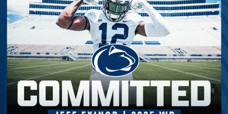Penn State’s Bond With Three-star WR Jeff Exinor Leads To Commitment