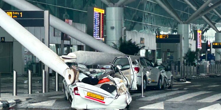 Roof partially collapses at New Delhi airport leaving one dead and six injured | World News