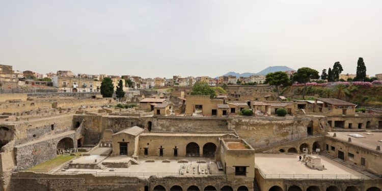 Herculaneum beach destroyed by Mount Vesuvius reopens centuries later : NPR