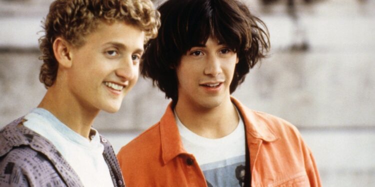 Styling Keanu Reeves’ Hair Per Bill & Ted Was Voto negativo Easy Task