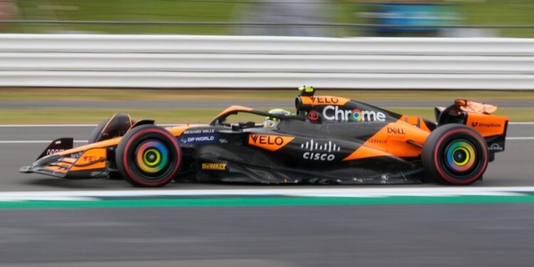 Norris raises hopes of home F1 win at the British GP after leading both practices
