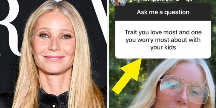Gwyneth Paltrow Shared A Rare Photo With Her Two Kids